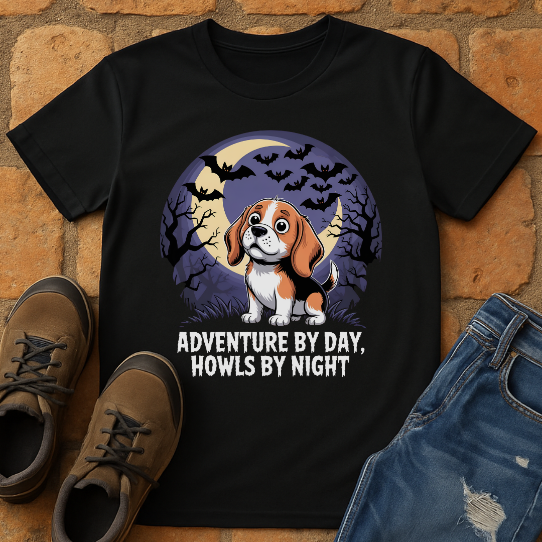 Adventure by day Howls by night Unisex T-shirt
