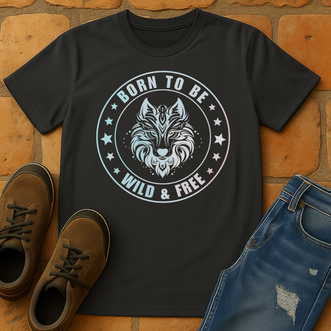 Born to be, Wild & Free Dark Unisex T-shirt