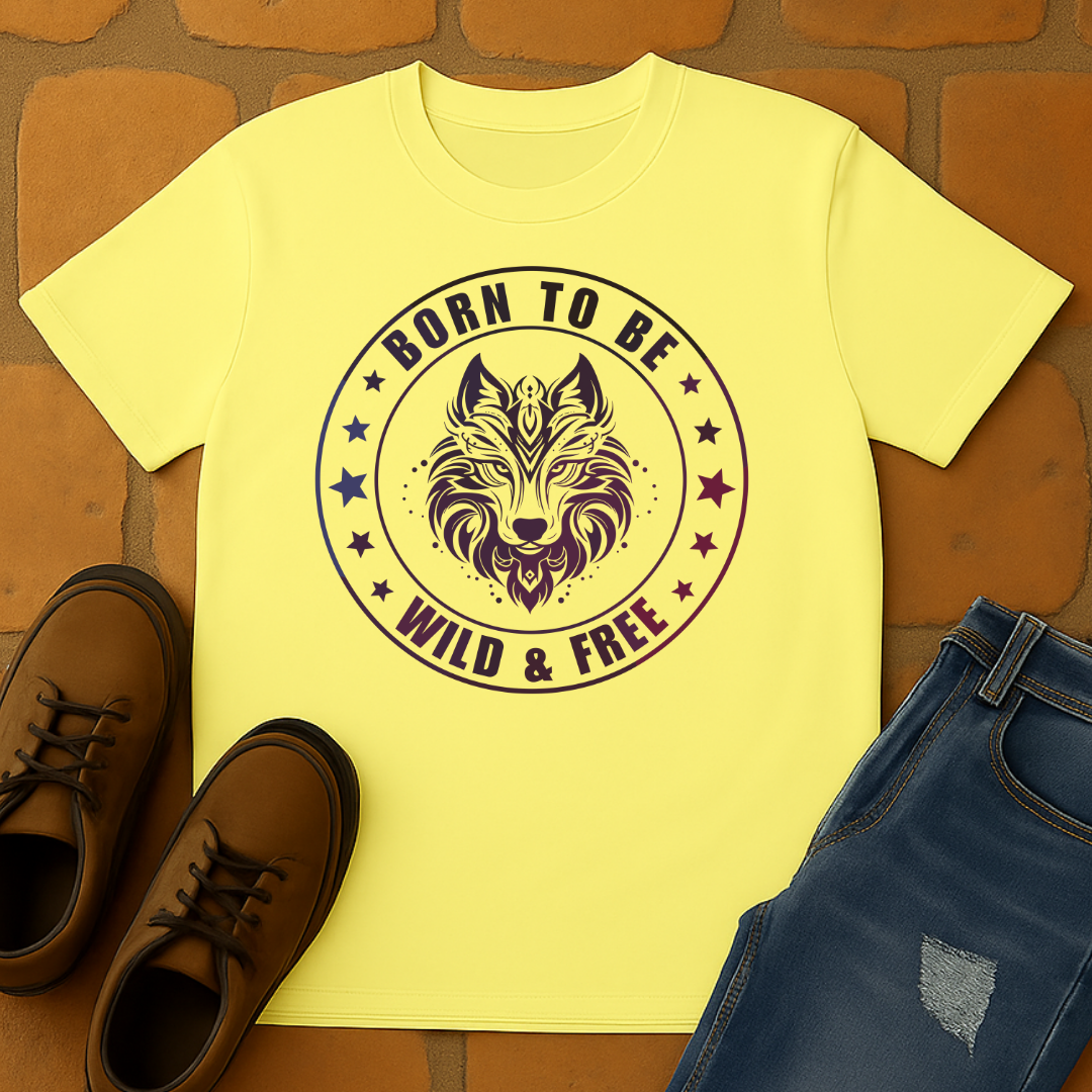 Born to be, Wild & Free Light Unisex T-shirt