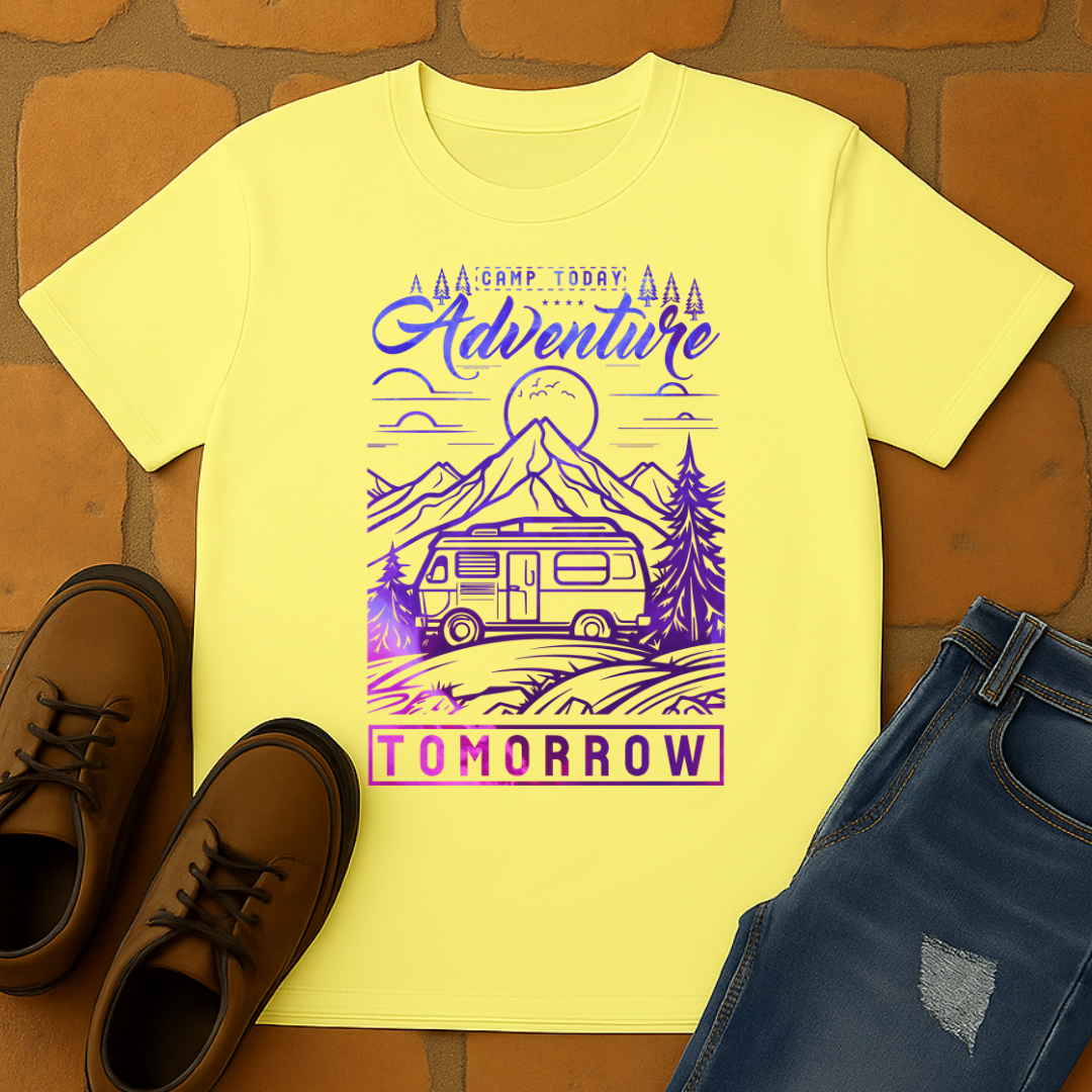 Camp Today Adventure Tomorrow Unisex T-shirt
