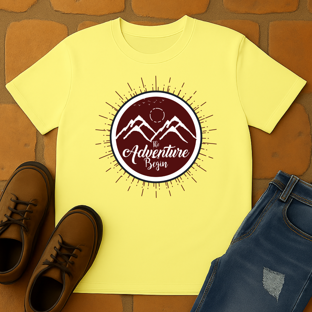 The adventure begins Unisex T-shirt