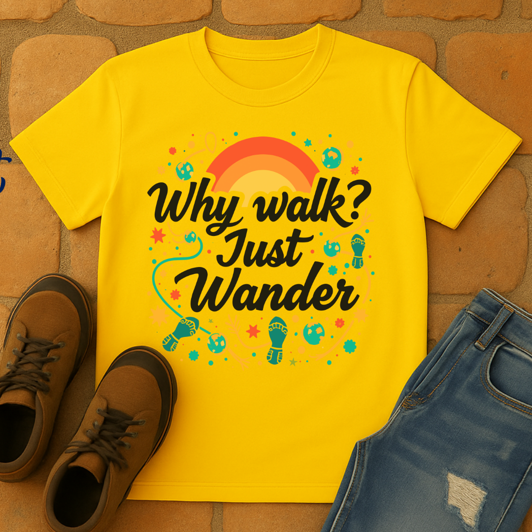 Why walk just wander Unisex T-shirt