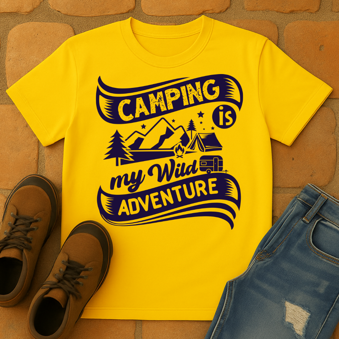 Camping is my wild adventure Unisex T-shirt