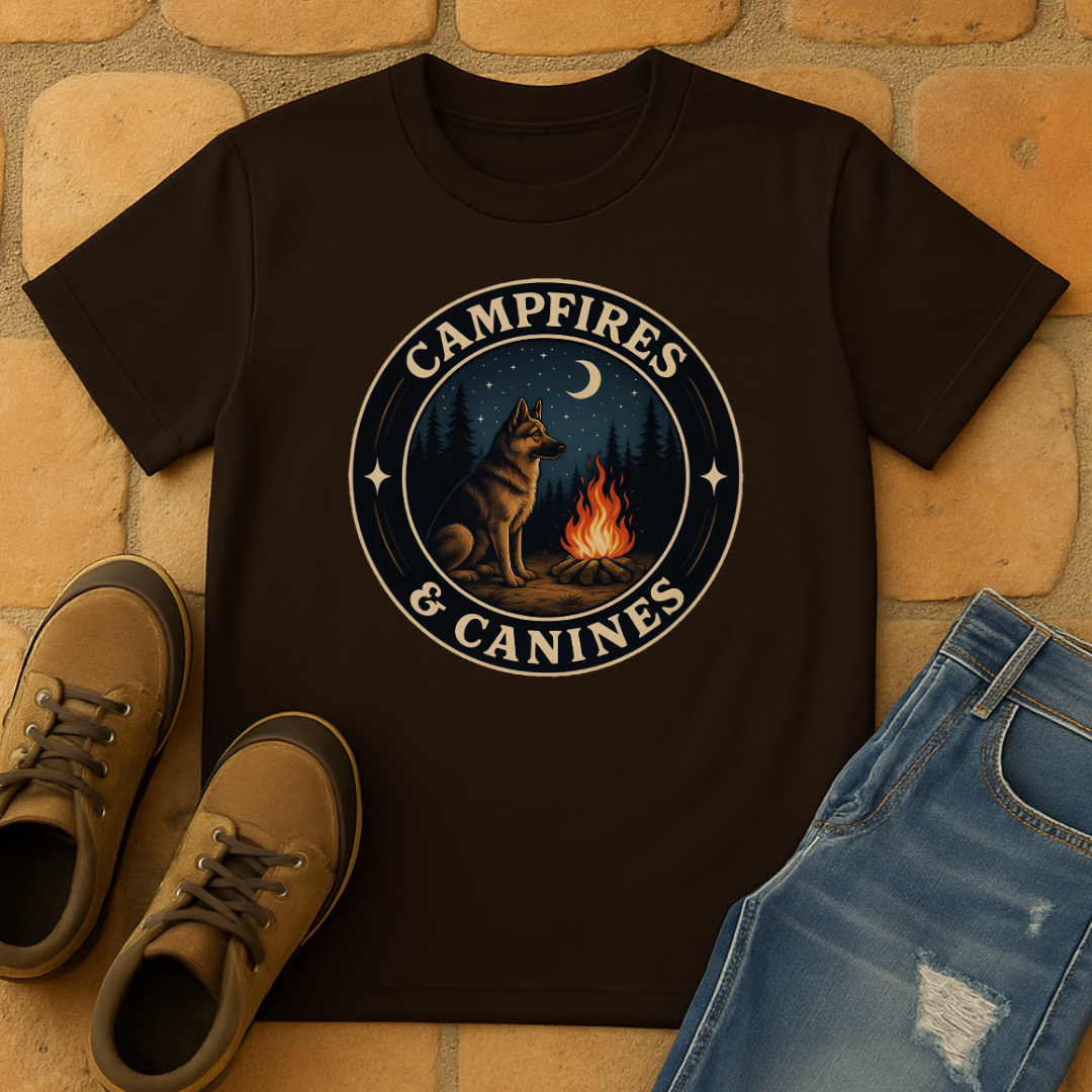 Campfires and Canines Unisex T-shirt