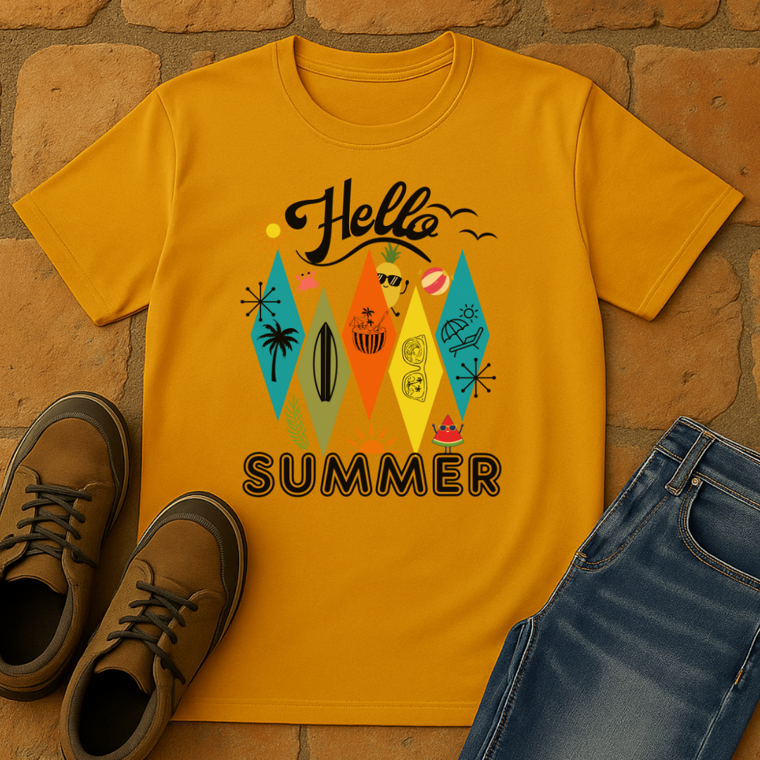 Hello Summer Light Unisex T-shirt