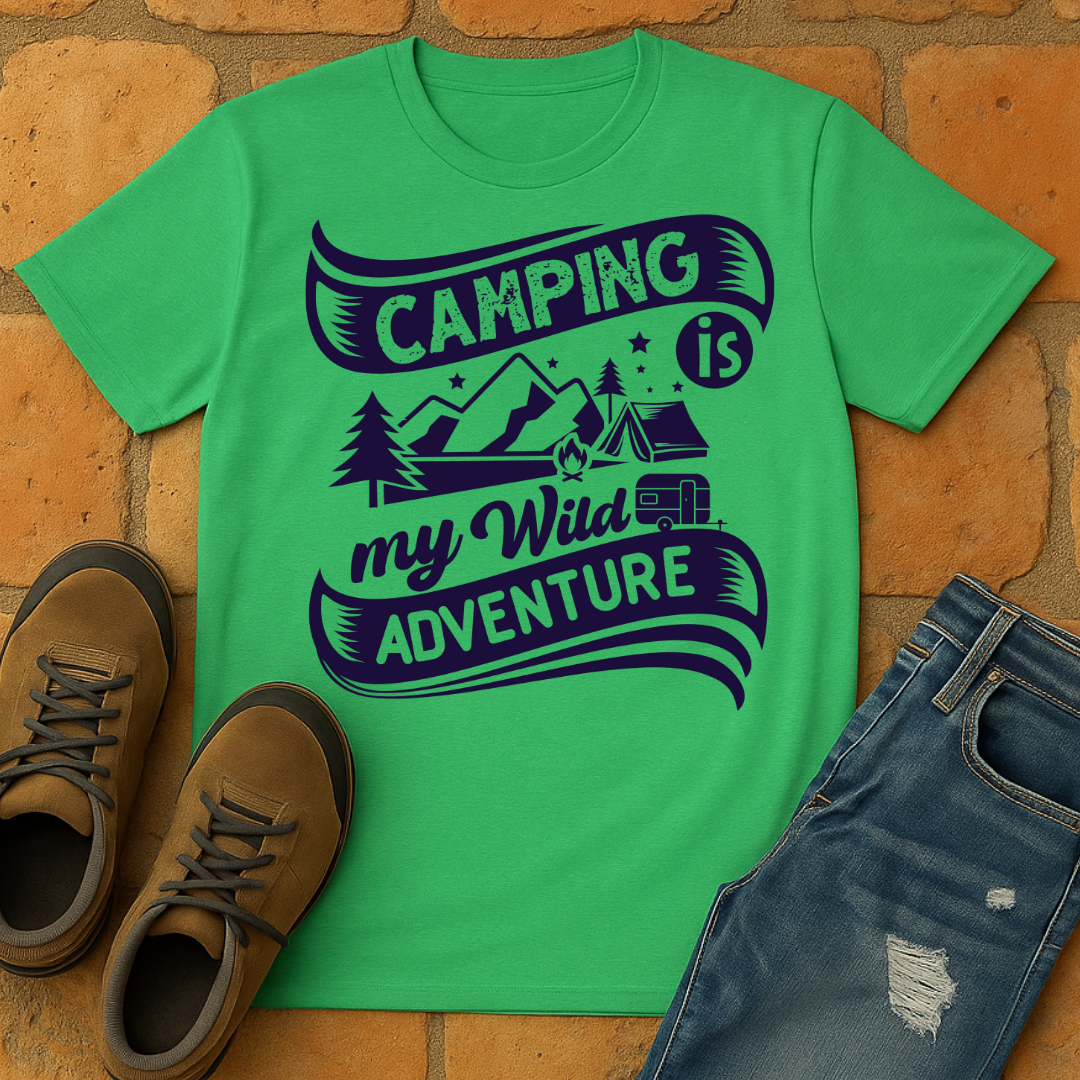 Camping is my wild adventure Unisex T-shirt