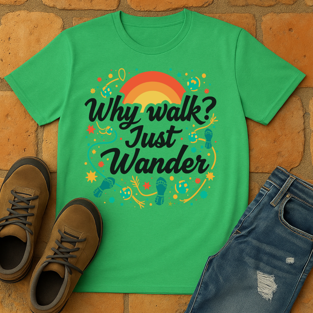 Why walk just wander Unisex T-shirt