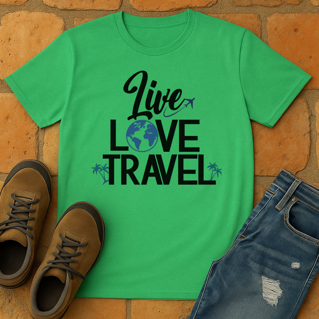 Live Love Travel Light Unisex T-shirt