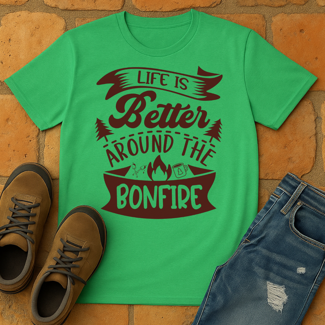Life is better around the bonfire Unisex T-shirt