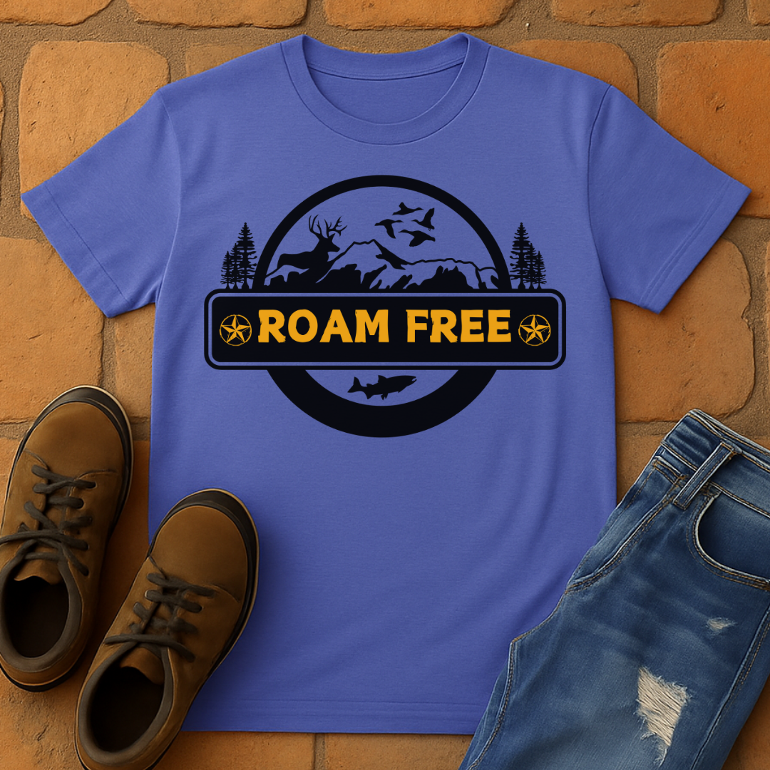 Roam free Unisex T-shirt