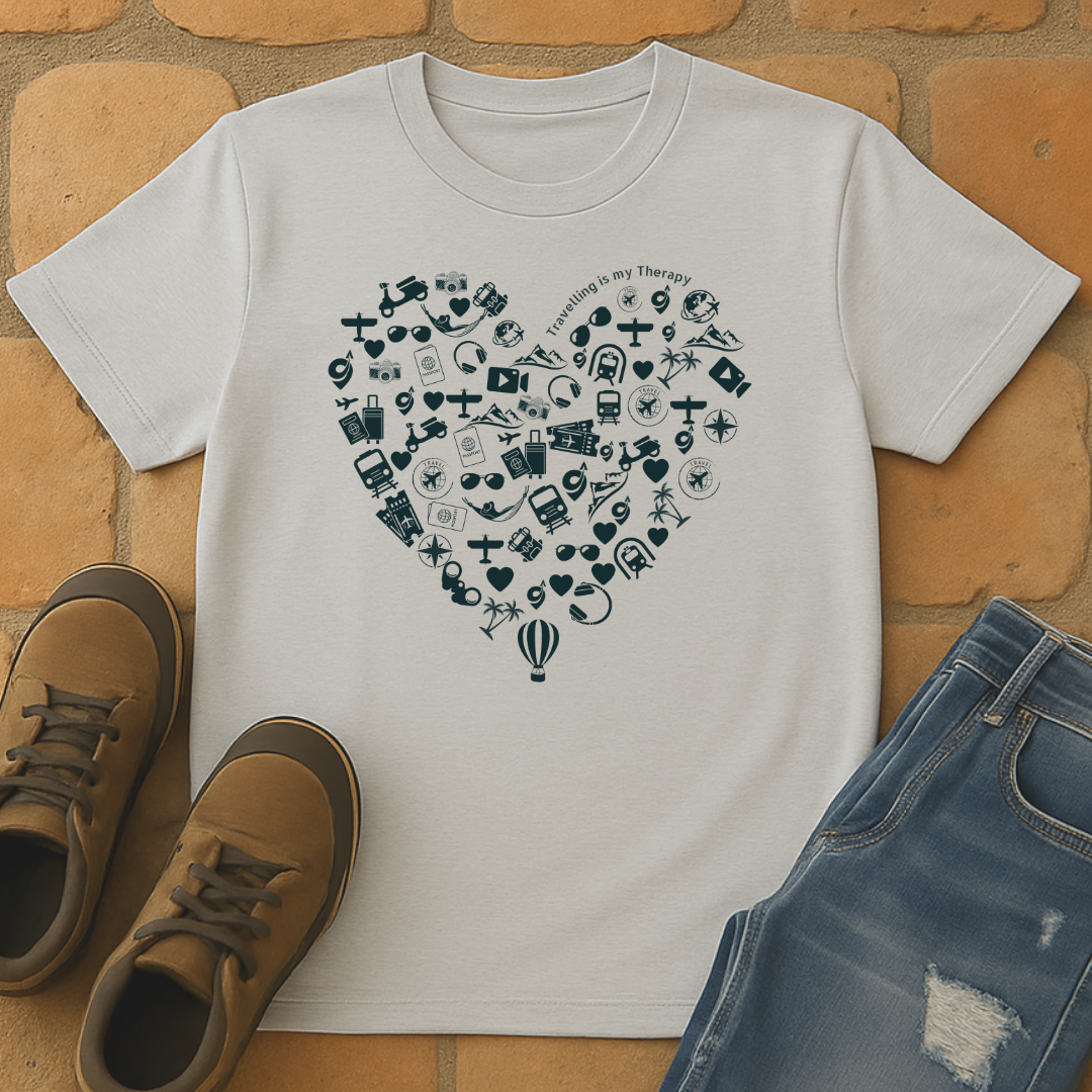 Travelling is my therapy Unisex T-Shirt