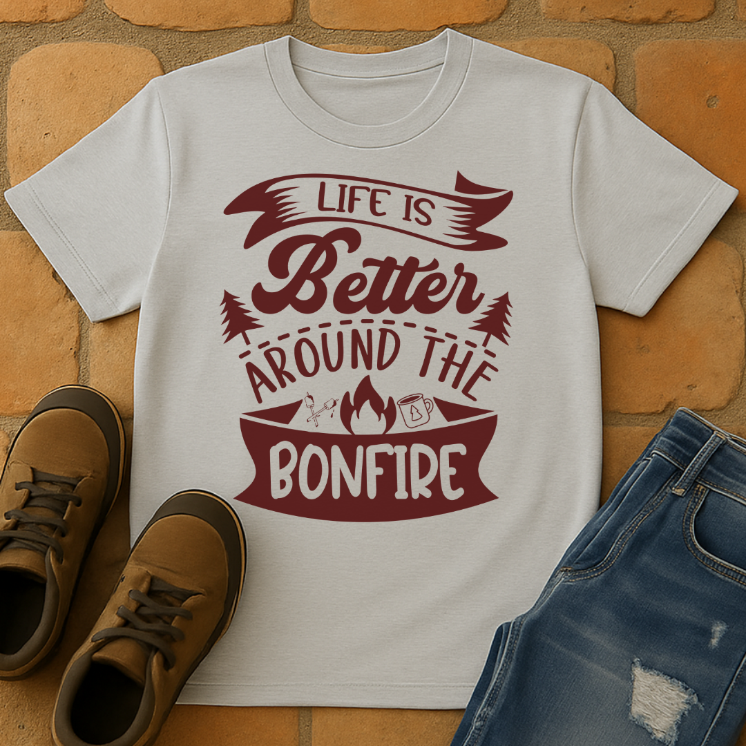 Life is better around the bonfire Unisex T-shirt