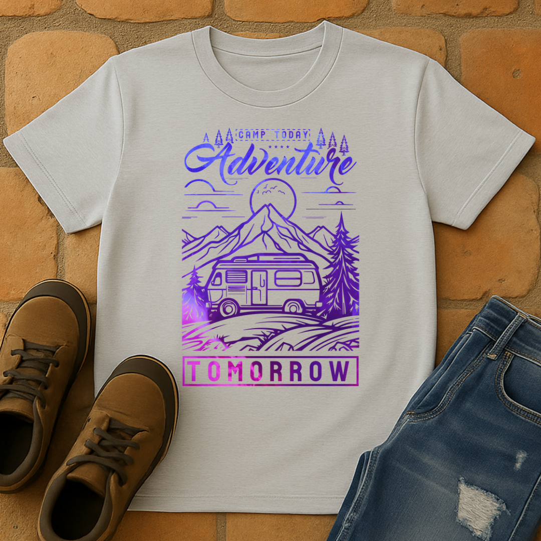 Camp Today Adventure Tomorrow Unisex T-shirt