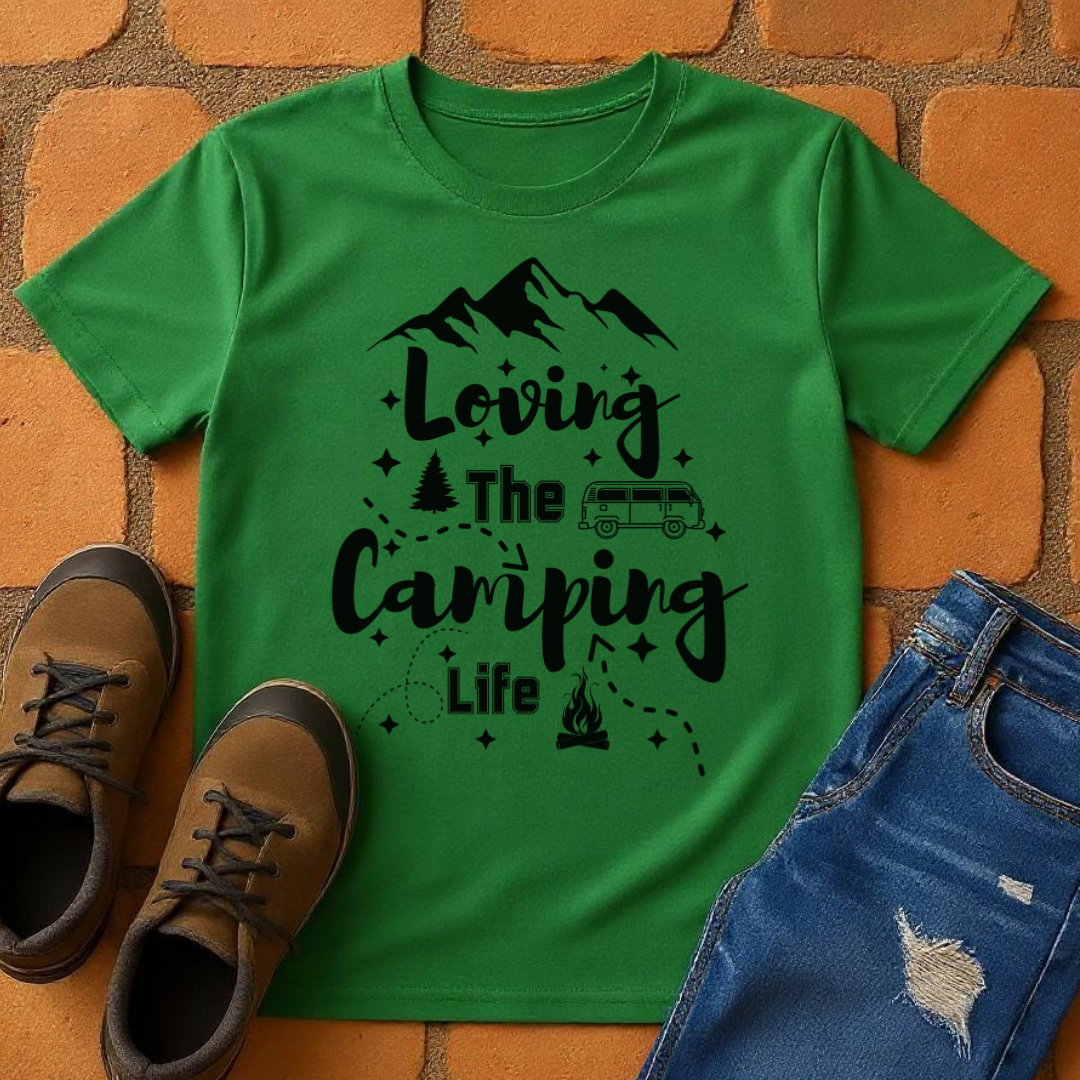 Loving the camping life light Unisex T-shirt