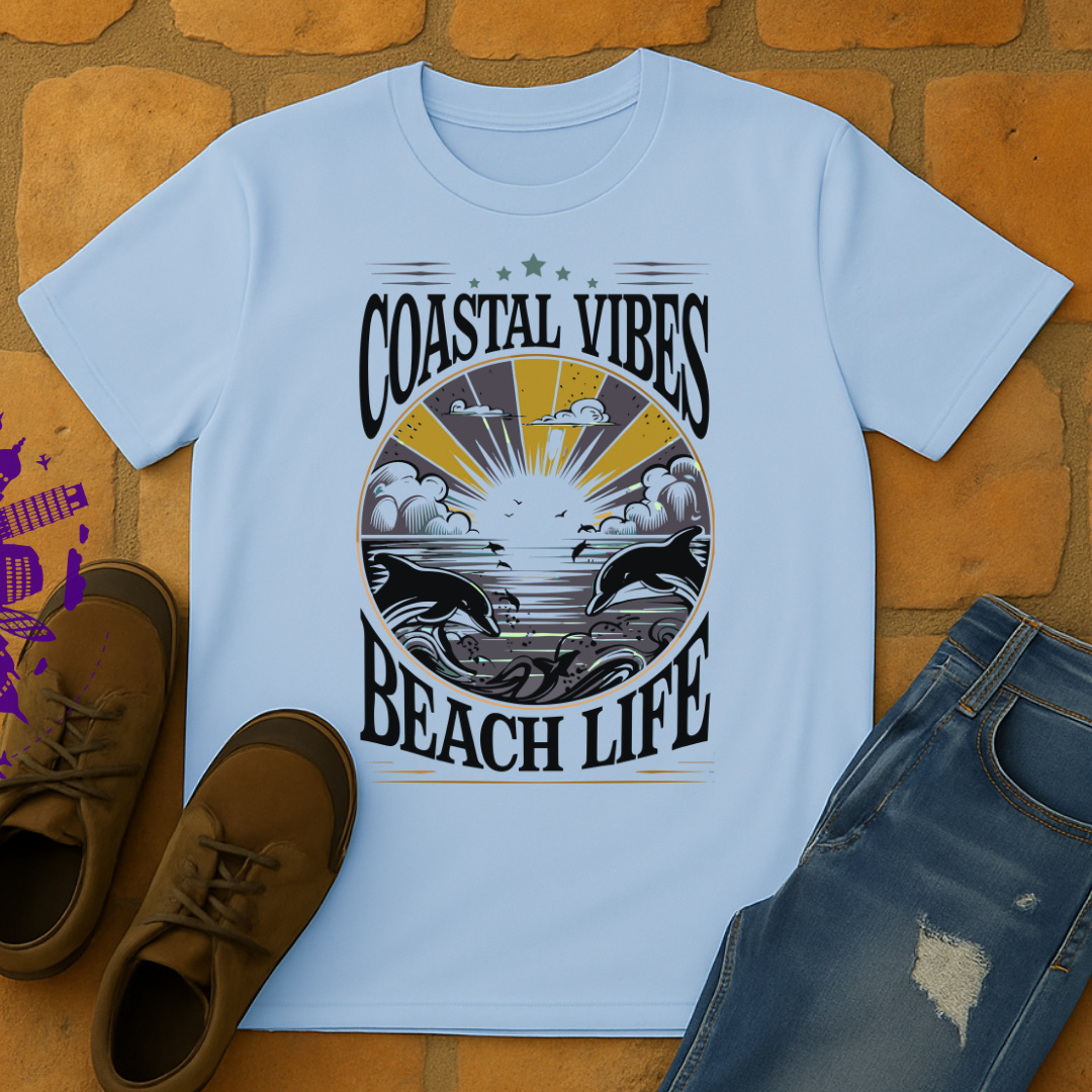 Coastal Vibes Beach Life Unisex T-shirt