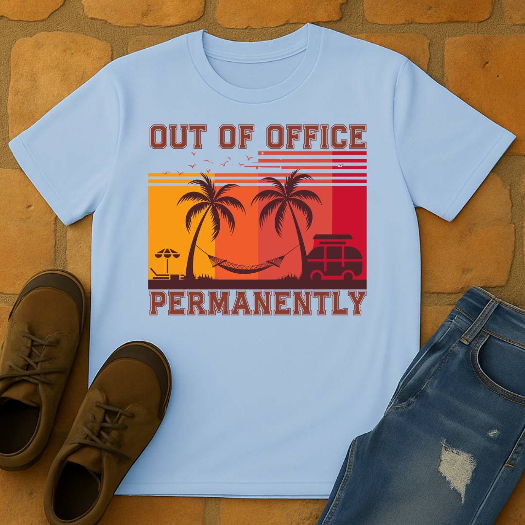 Out of Office Permanently Unisex T-shirt