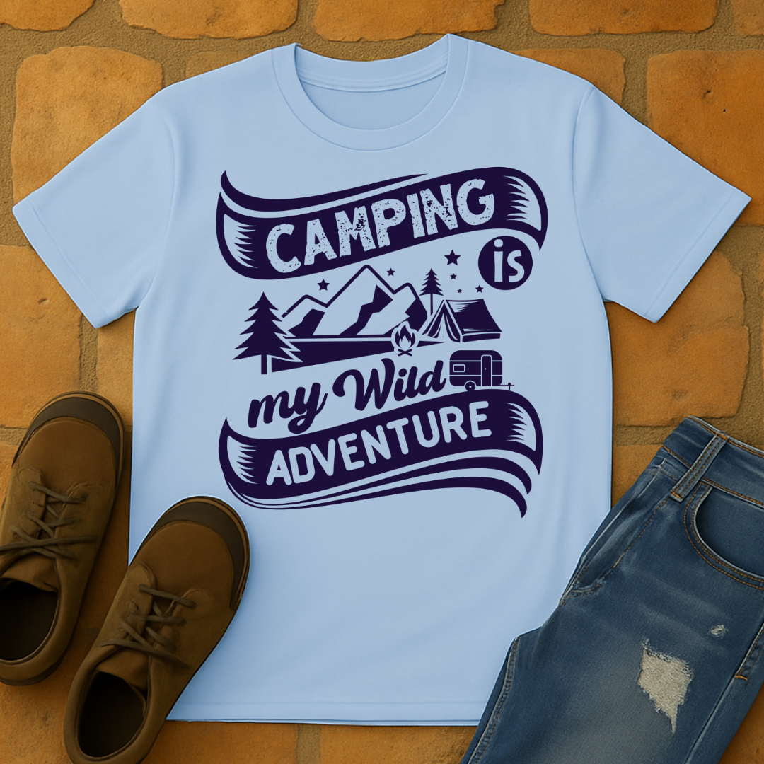 Camping is my wild adventure Unisex T-shirt
