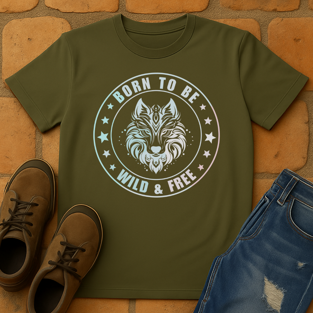 Born to be, Wild & Free Dark Unisex T-shirt