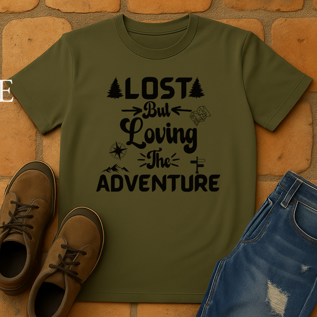 Lost but loving the adventure Unisex T-shirt