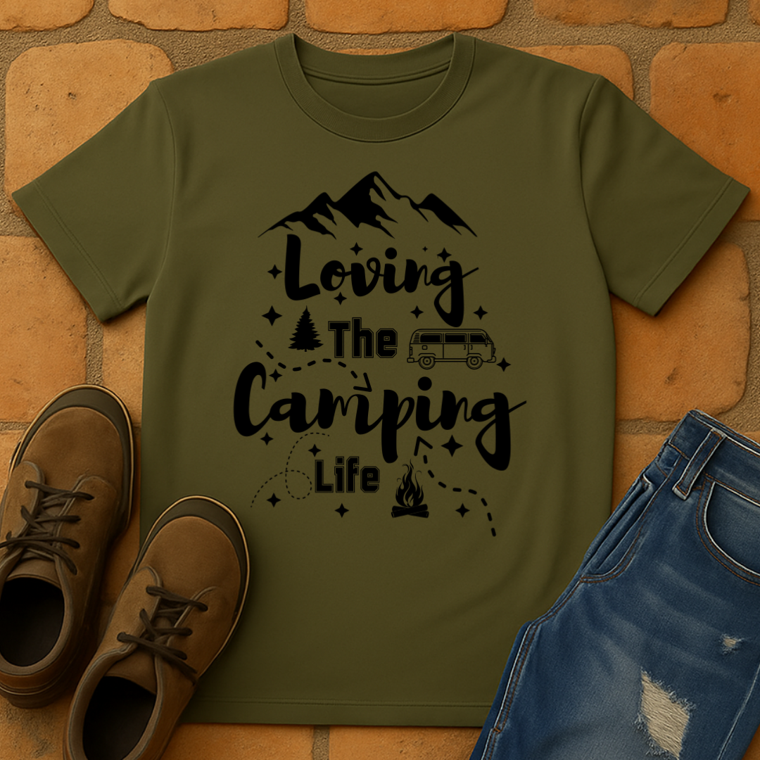 Loving the camping life light Unisex T-shirt