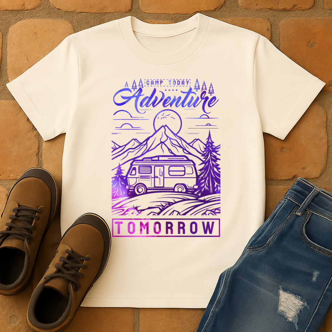 Camp Today Adventure Tomorrow Unisex T-shirt