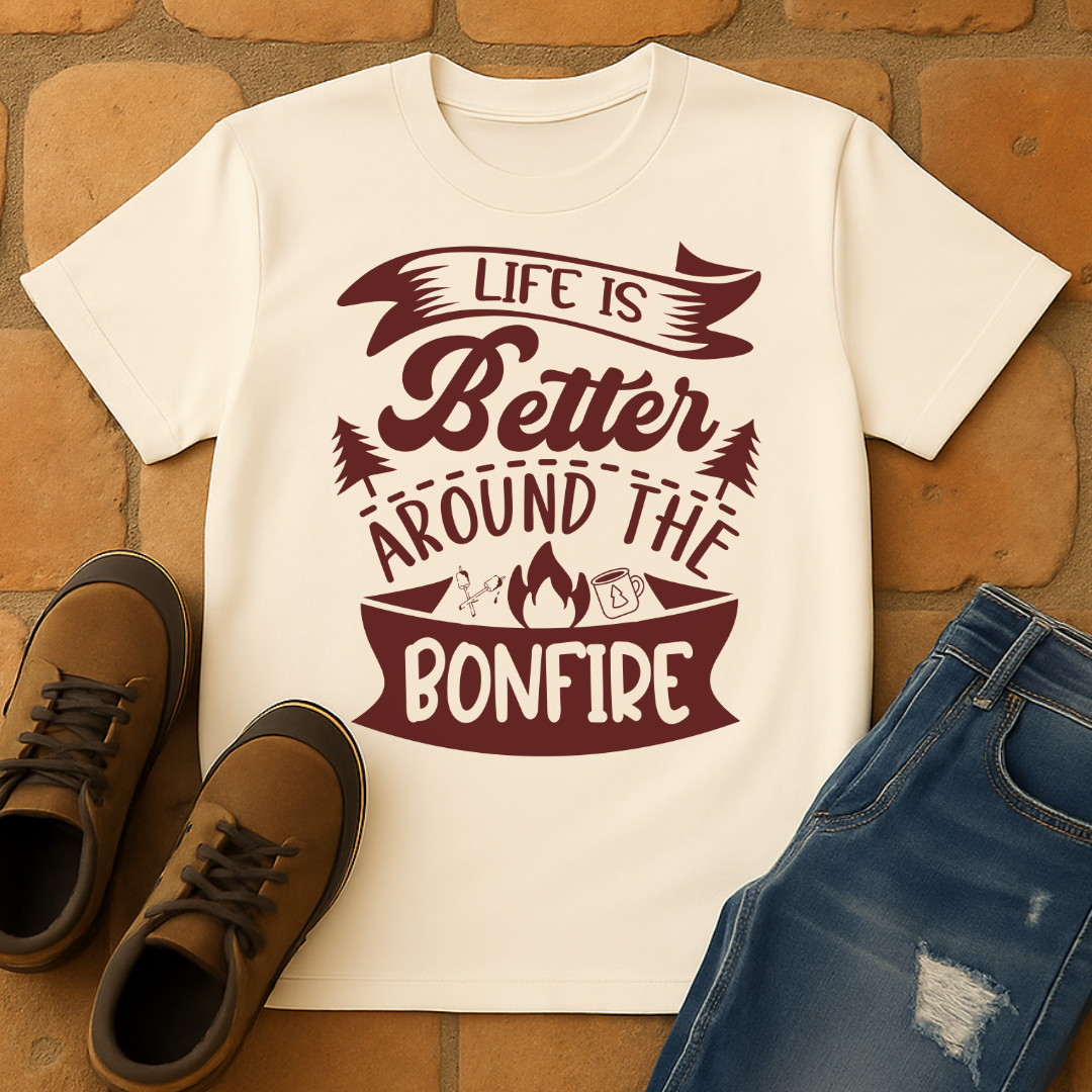 Life is better around the bonfire Unisex T-shirt