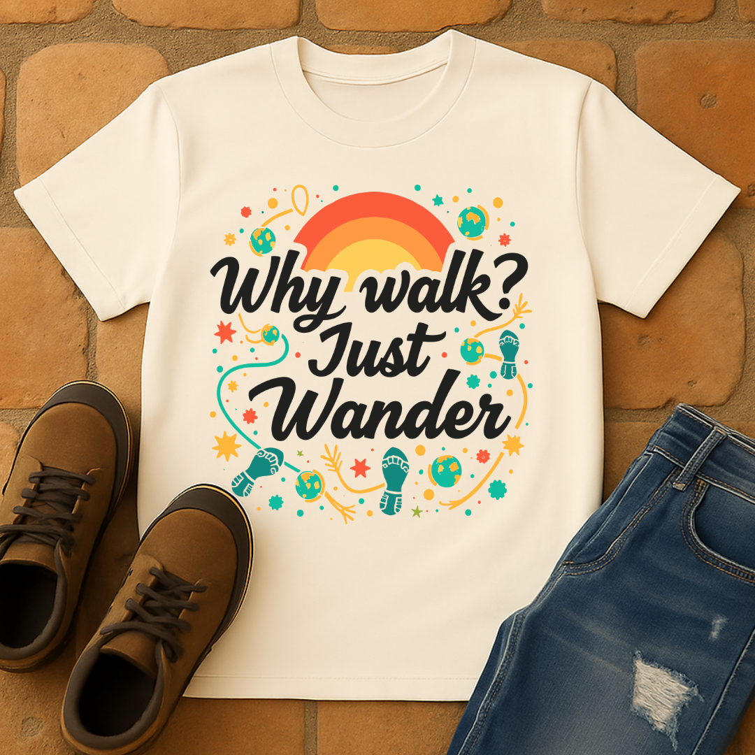 Why walk just wander Unisex T-shirt