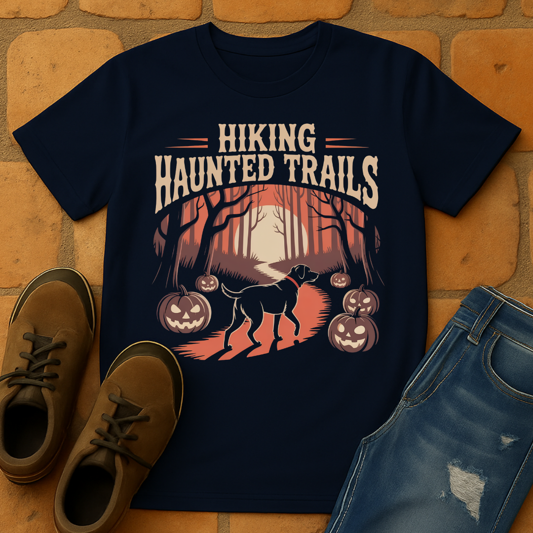 Hiking Haunted Trails Unisex T-shirt