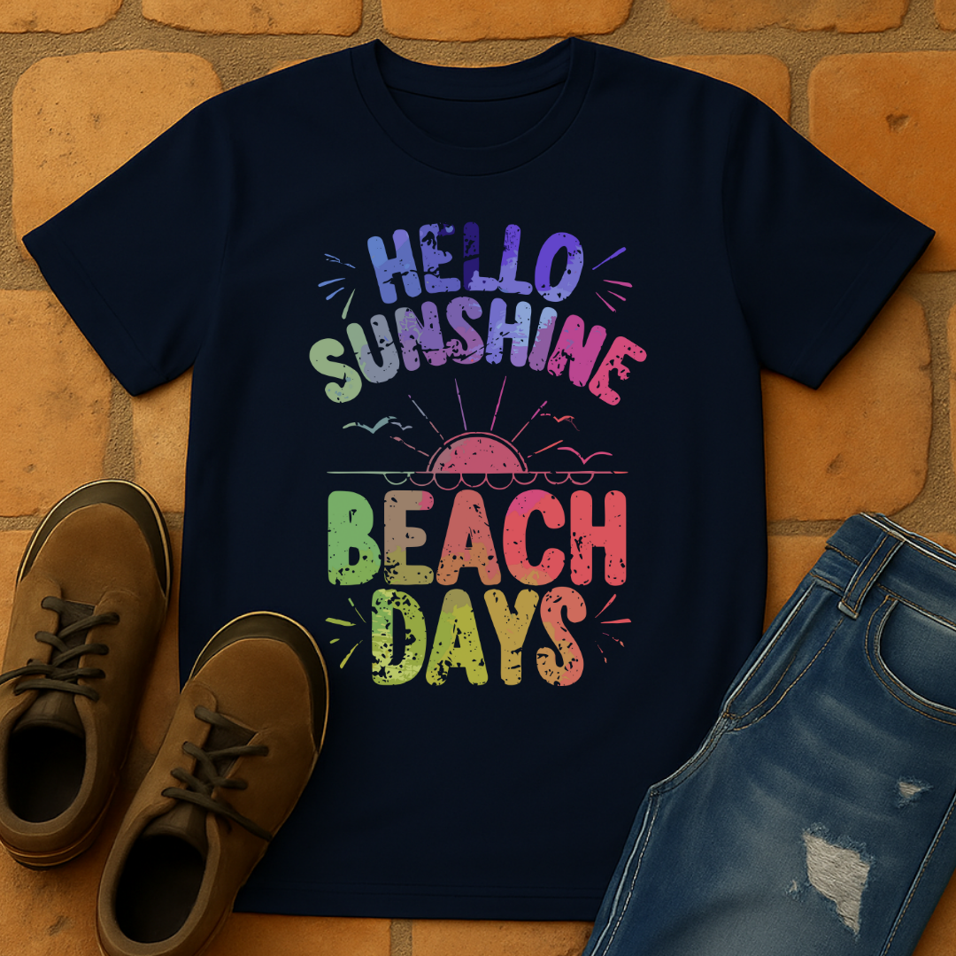 Hello Sunshine Beach Days Unisex T-shirt