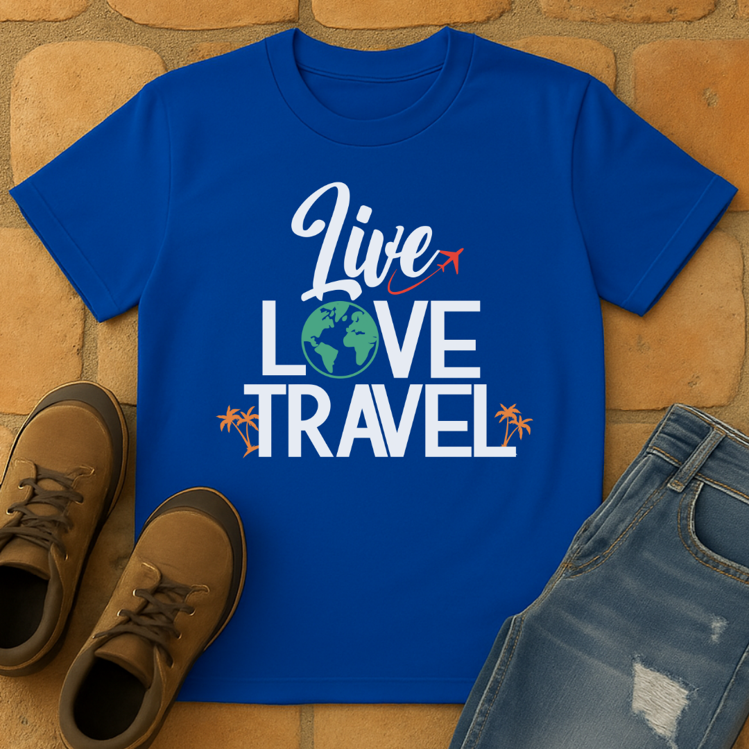 Live Love Travel Dark Unisex T-shirt