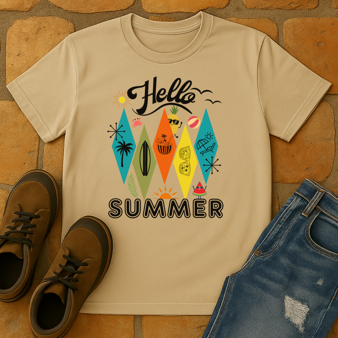 Hello Summer Light Unisex T-shirt