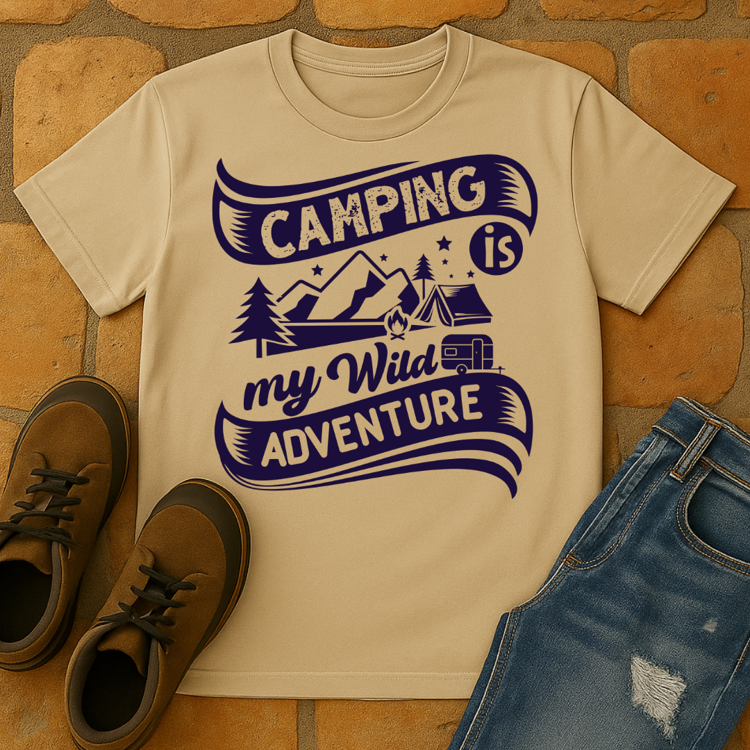 Camping is my wild adventure Unisex T-shirt