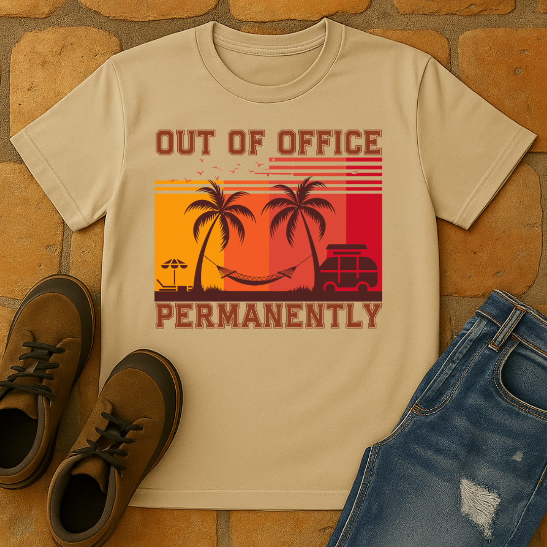 Out of Office Permanently Unisex T-shirt