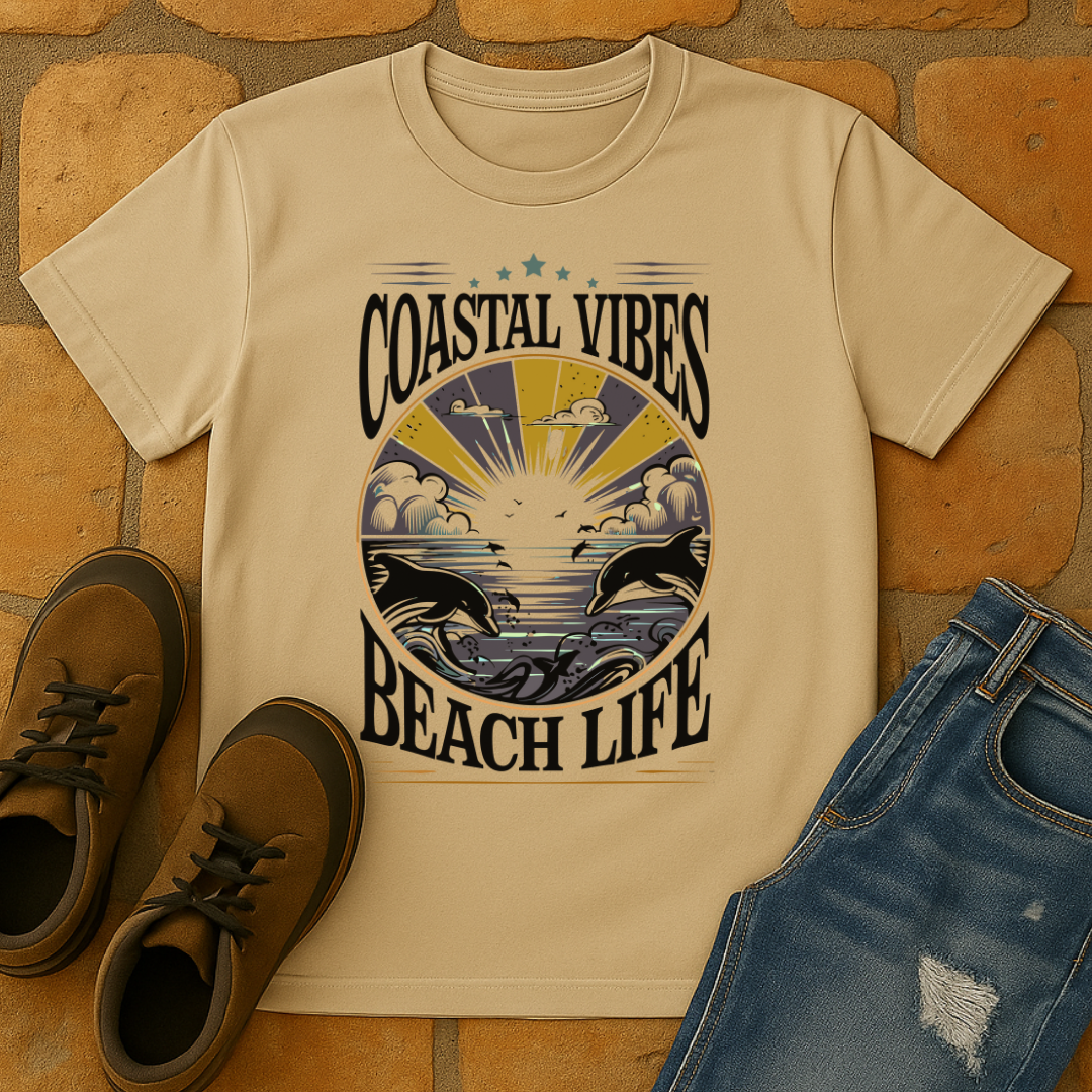 Coastal Vibes Beach Life Unisex T-shirt
