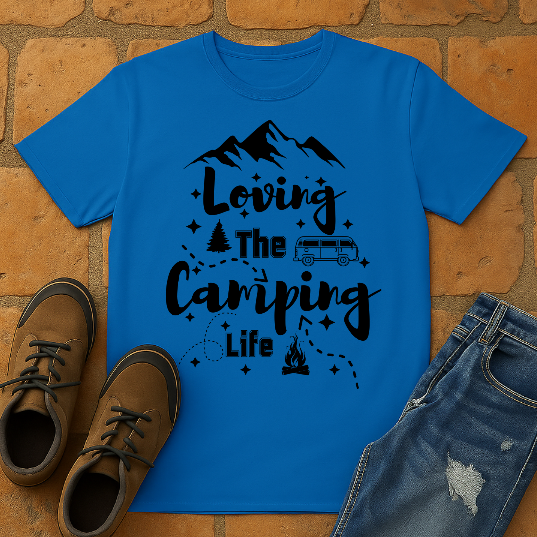 Loving the camping life light Unisex T-shirt