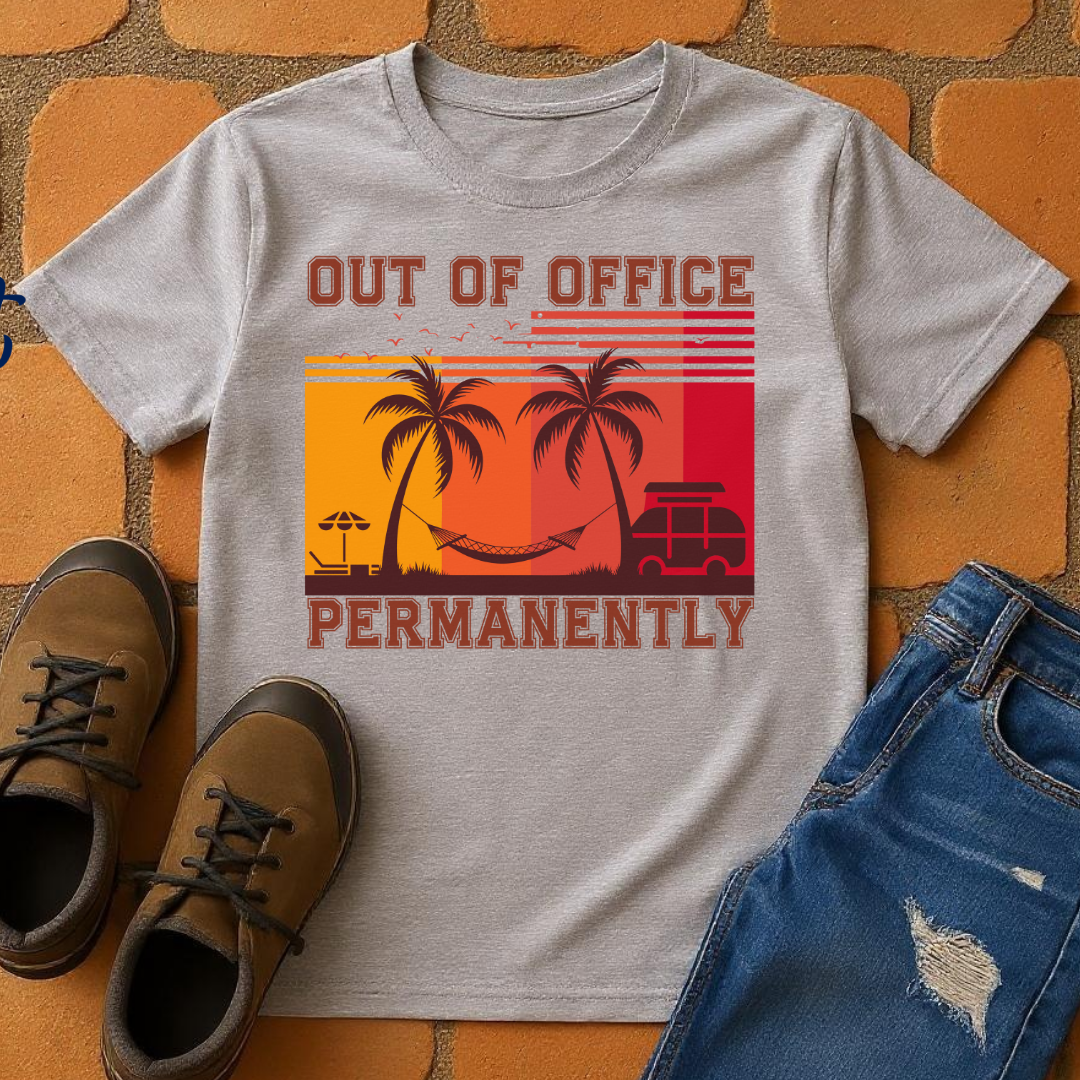 Out of Office Permanently Unisex T-shirt