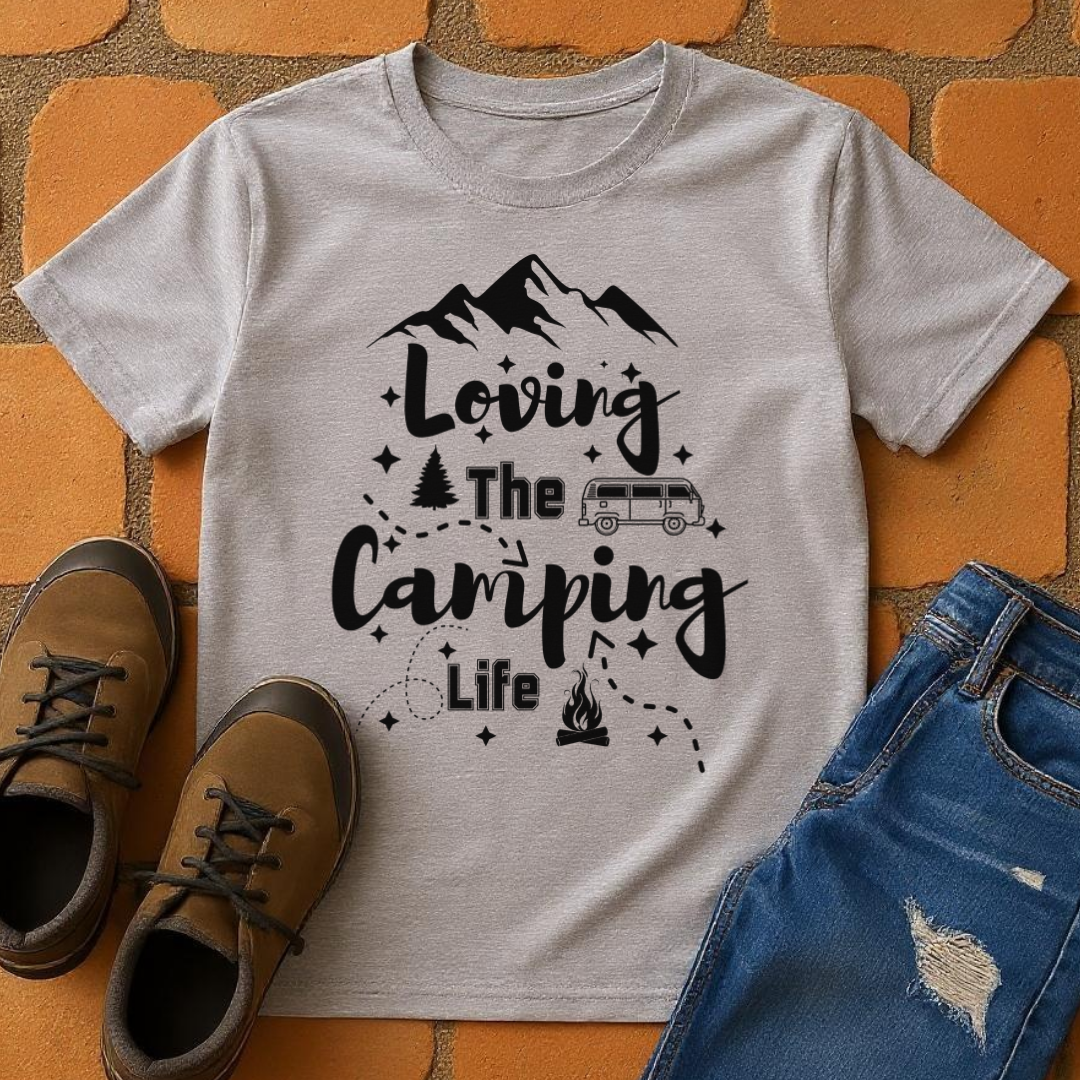 Loving the camping life light Unisex T-shirt