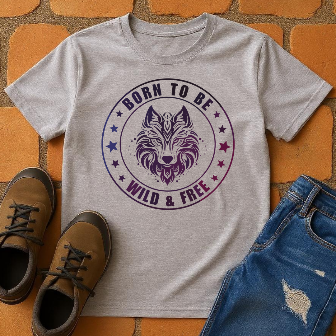 Born to be, Wild & Free Light Unisex T-shirt