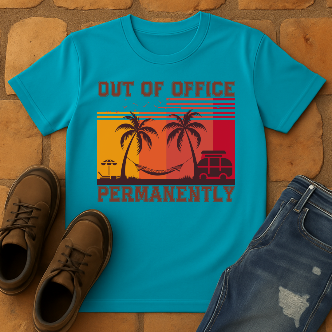 Out of Office Permanently Unisex T-shirt