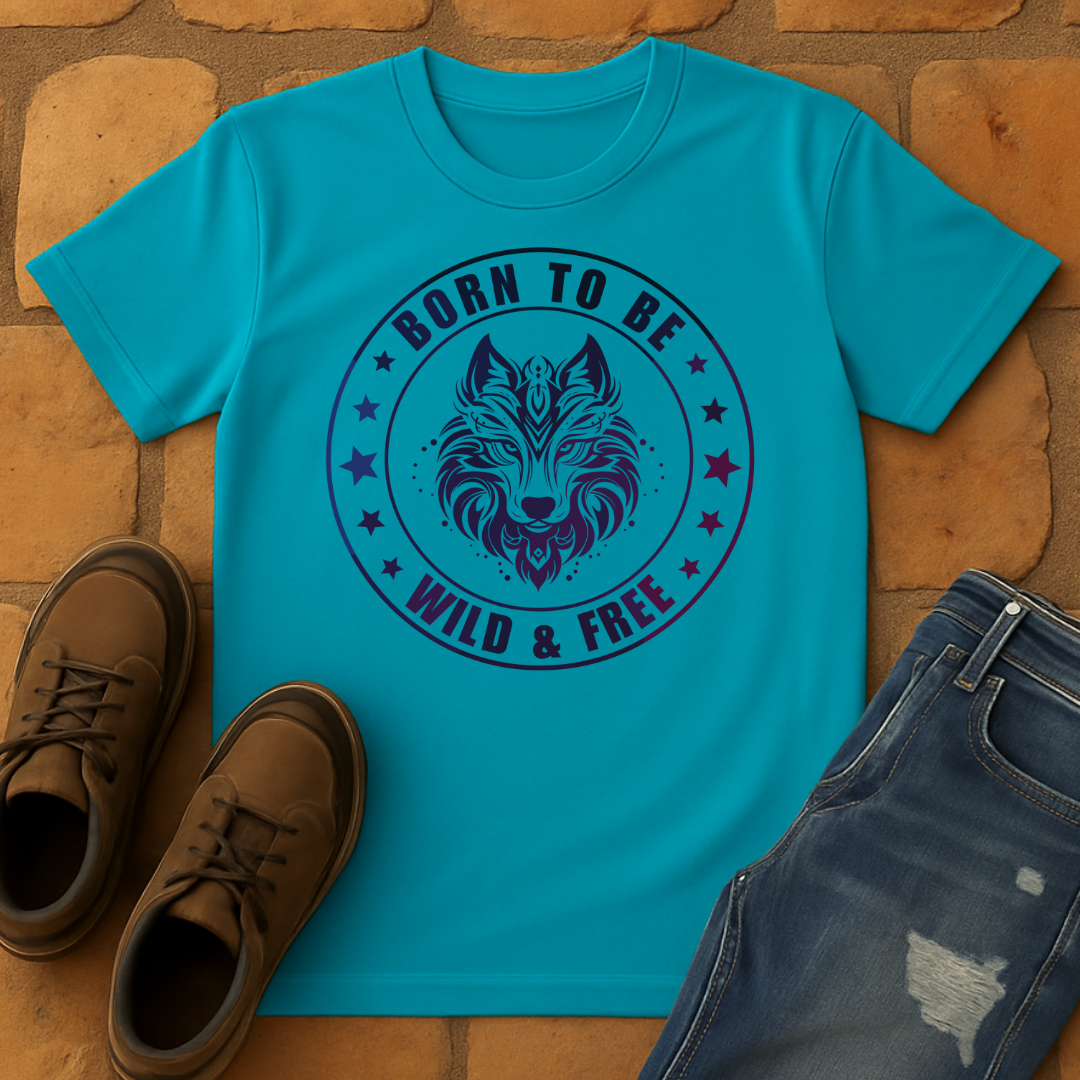 Born to be, Wild & Free Light Unisex T-shirt