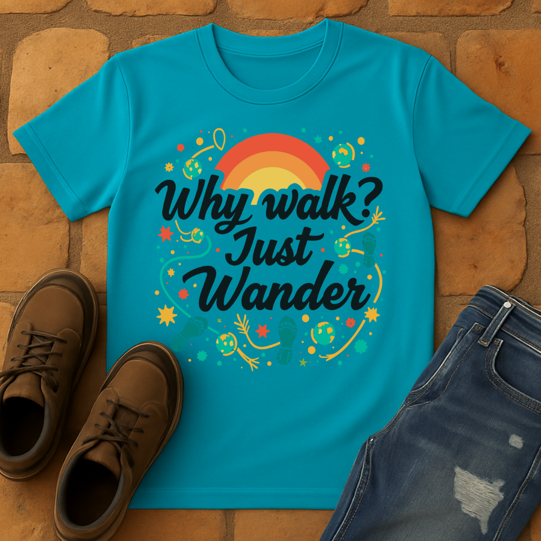 Why walk just wander Unisex T-shirt