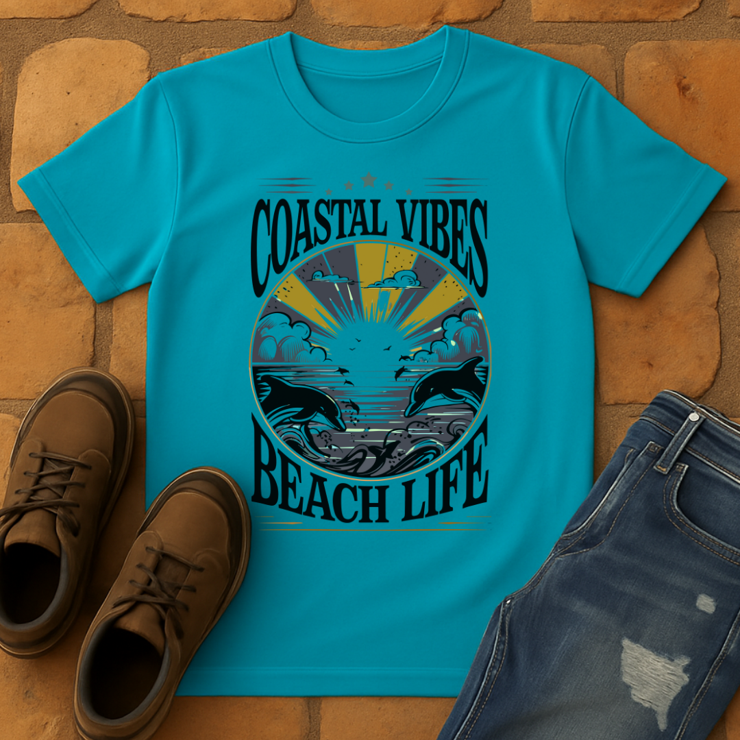 Coastal Vibes Beach Life Unisex T-shirt
