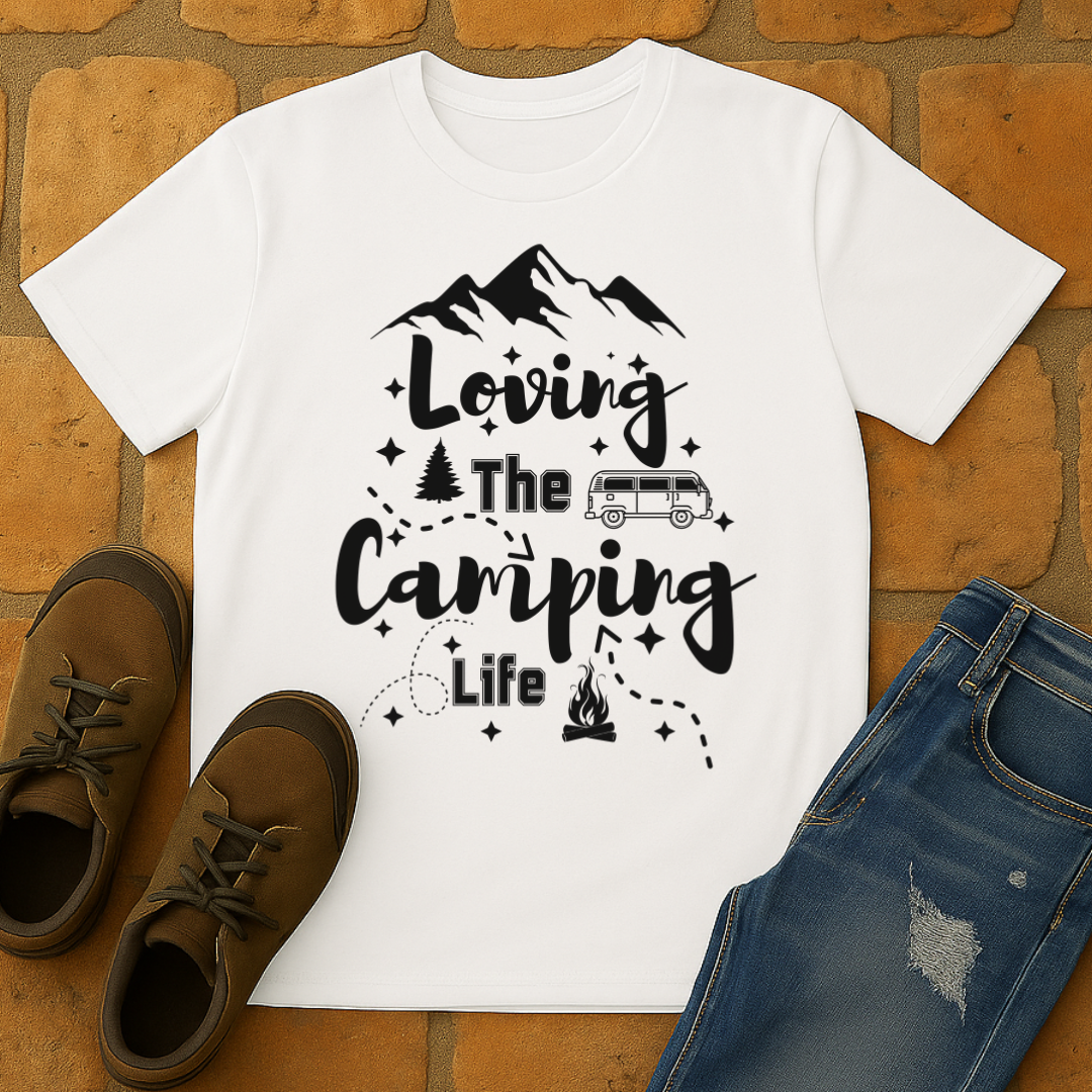 Loving the camping life light Unisex T-shirt