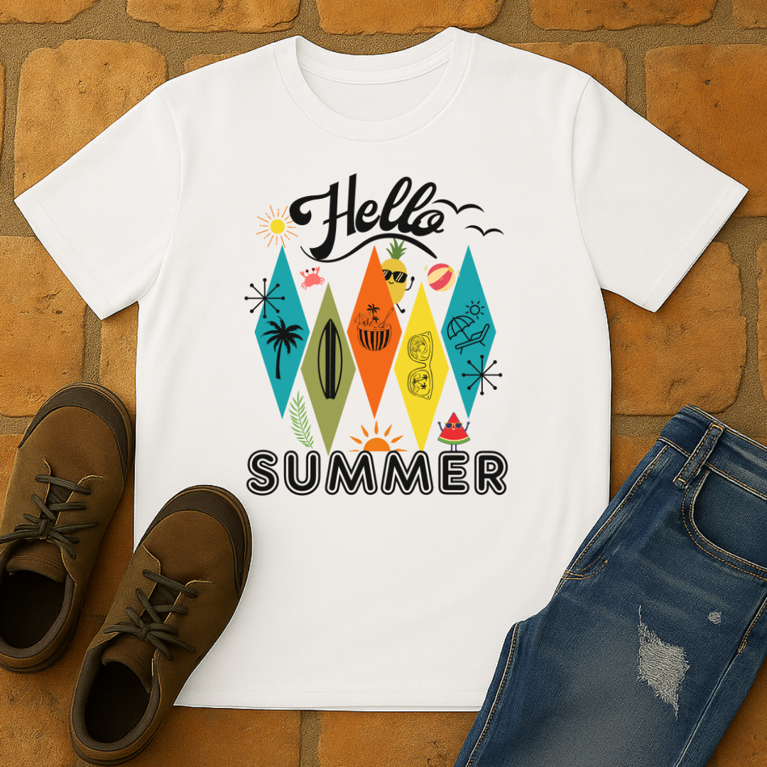 Hello Summer Light Unisex T-shirt