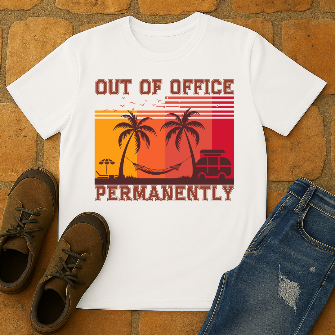 Out of Office Permanently Unisex T-shirt