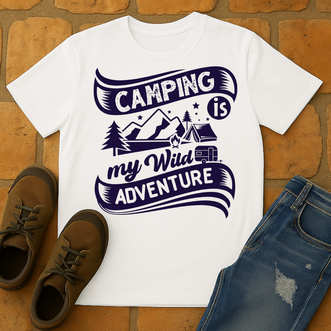 Camping is my wild adventure Unisex T-shirt