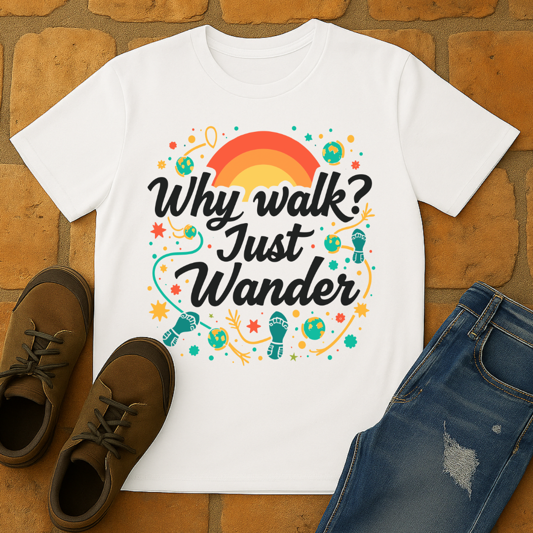 Why walk just wander Unisex T-shirt