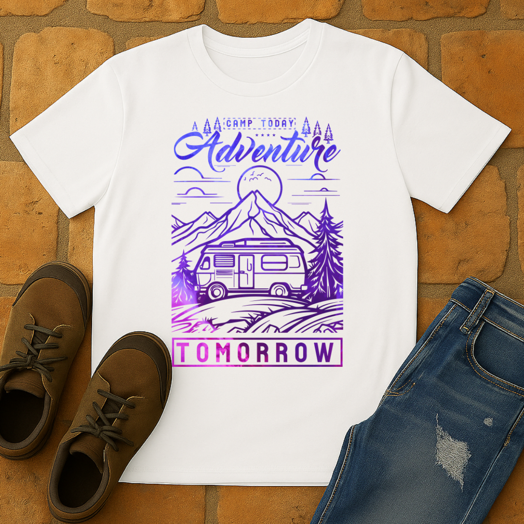 Camp Today Adventure Tomorrow Unisex T-shirt