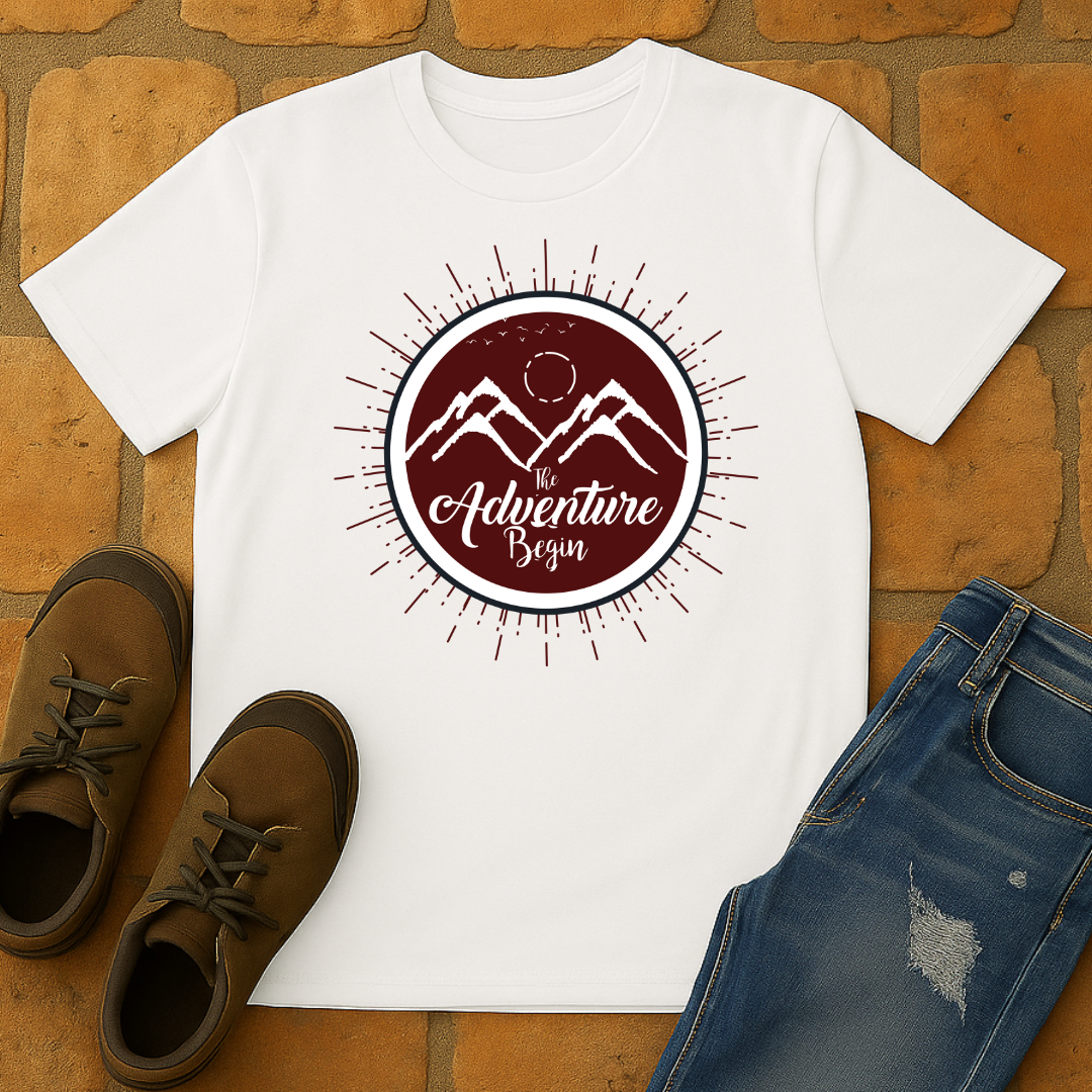 The adventure begins Unisex T-shirt