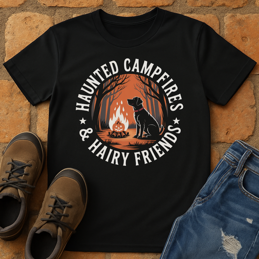 Haunted Campfires and Hairy friends Unisex T-shirt